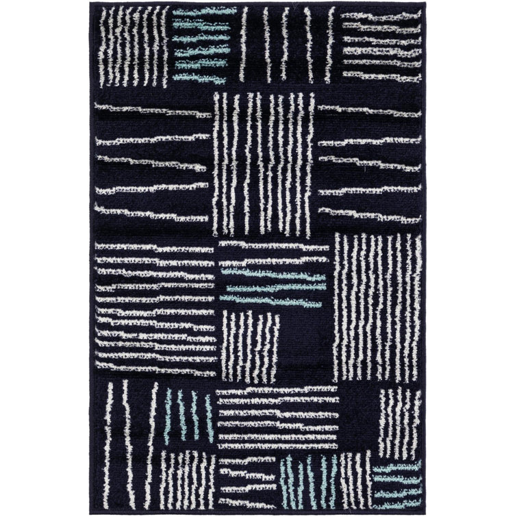 Anaka Synthetic Geometric Indoor Rug