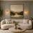 Modern 1-Light 16" Large Armed Wall Sconce Smoky Gray Spindle Glass Shade Vanity Light