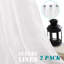 2 panneaux de rideau en lin de couleur unie avec œillets Lyla-311462089-311462100