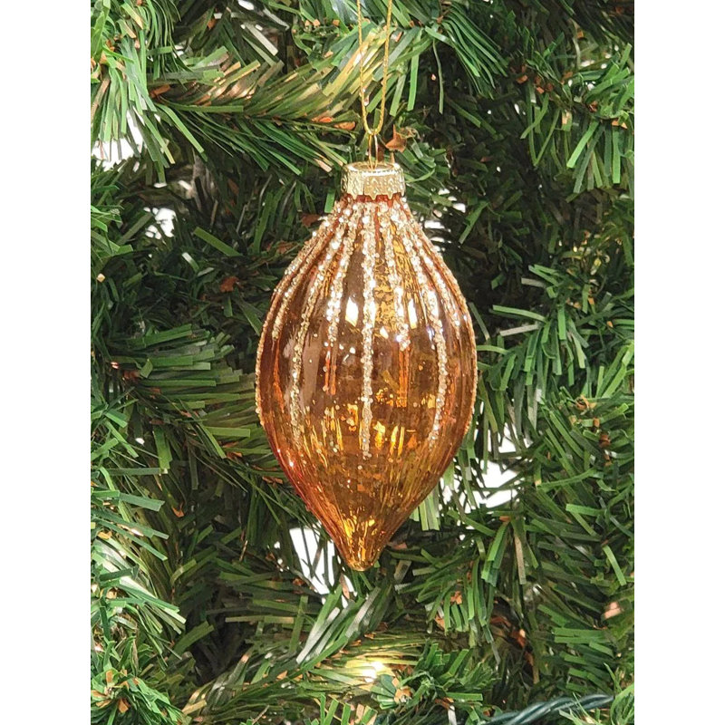 Ornement de Noël en verre Wizardi F07M7-22-LH76-2286