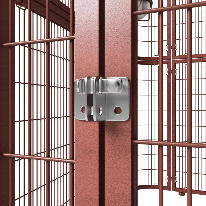 Cage à oiseau Corwynn, Brun
