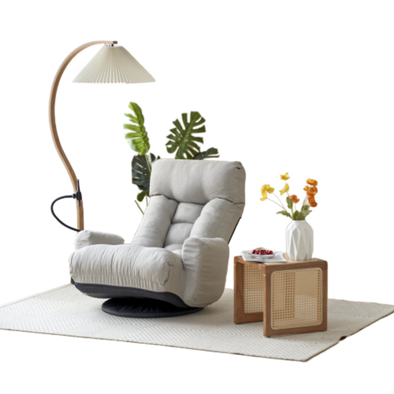 Adjustable head and waist, game chair, lounge chair in the living room, 360 degree rotatable sofa chair,Rotatable seat Leisure Chair deck chair