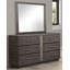 Miroir carré pour commode Pelo
