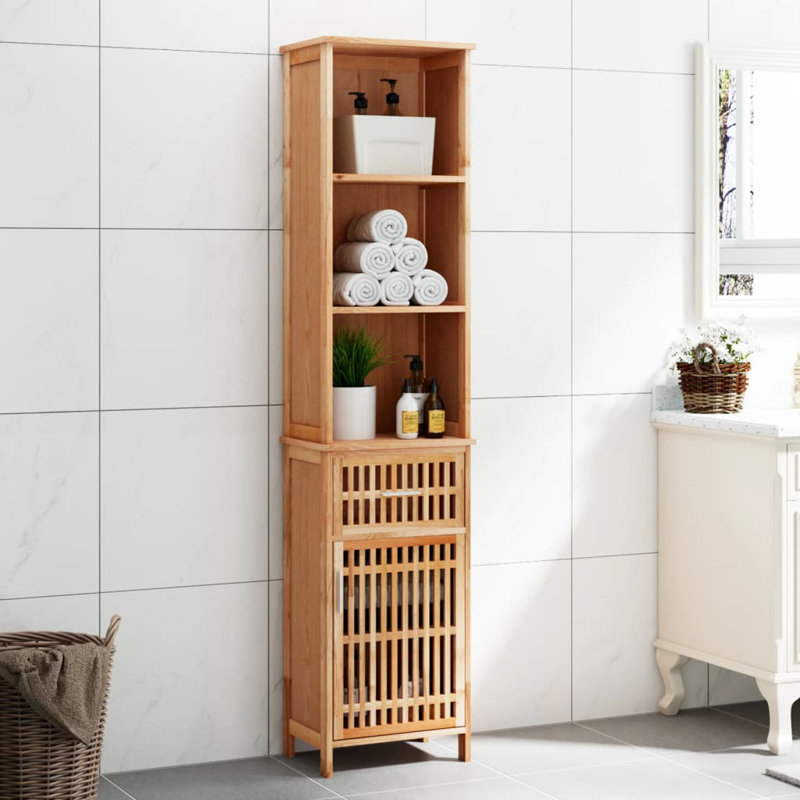 Allyx Solid Wood Bathroom Cabinet