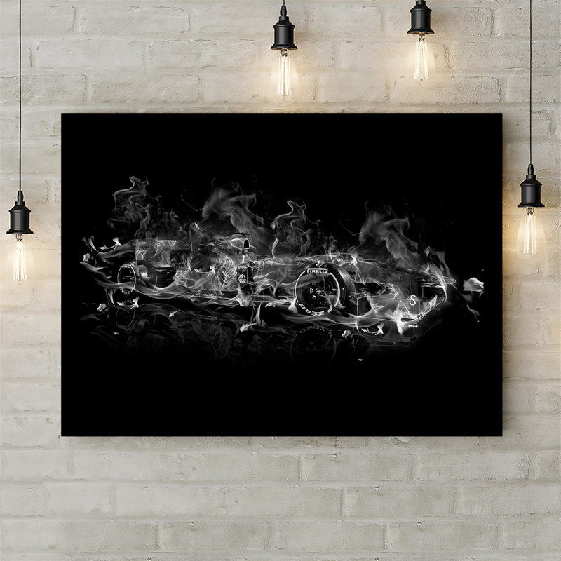 F1 Formula 1 Car Abstract - Wrapped Canvas Print, 41cm H x 61cm W x 3.8cm D