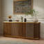 Buffet diagonal cannelé 63 "avec rangement 63"-1365680860