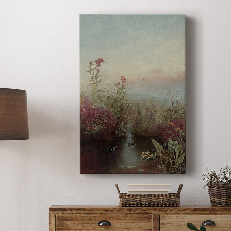 Paysage rétro CXVII - galerie Cavas, H 60 po x l 40 po