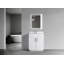 Meuble-lavabo autoportant avec lavabo 2 portes - 30 po blanc-96838962
