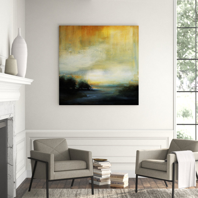 Landscape I Painting, 40" H x 40" W, Plexi