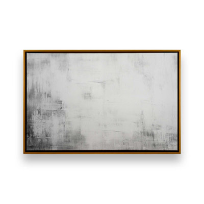 Silent White I Canvas Print