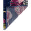 Tapis floral bleu marine / rose / jaune Bloom-1755574940