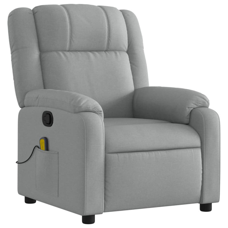 Fauteuil de massage, Polyester gris clair