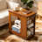 Bamboo Folding Edge Table With Movable Storage