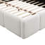 Lit plateforme, tête de lit et pied de lit épais Boucle, lits rembourrés au sol, style bloc-1125869398-1125869399
