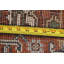Tapis de couloir oriental bleu marine traditionnel 2x8