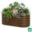 22 po de hauteur surélevé 4 po x 2 pi pour plantes de jardin (2 pièces)-131378442
