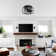 Anthony 12.5'' Black Caged Ceiling Fan with Lights and Remote Control, Small Flush Mount Ceiling Fan