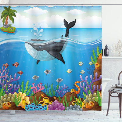 Lottie Shower Curtain with Hooks Included