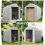 3.9 Ft. W X 5.9 Ft. D Polyethylene Portable Carport-133596874