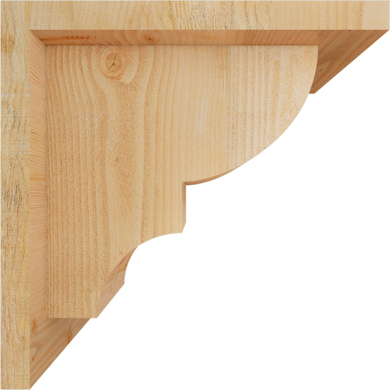Corbeau Ridgewood avec contre-plaque, H 10 po x l 6 po x P 10 po, Sapin de Douglas, Sciage brut