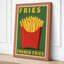 French Fries Diner Retro - Wrapped Canvas-1983347172-1983347170