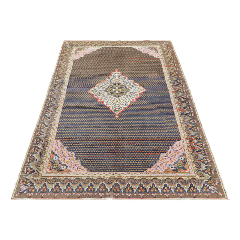 One-of-a-Kind 3'11"X7'3" Hand Knotted Area Rug