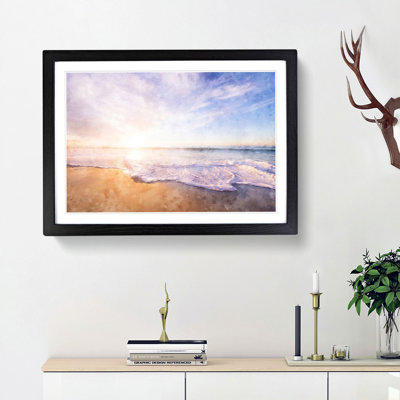 San Diego Beach - Single Picture Frame Painting on MDF