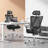 Lajace High Back Mesh Ergonomic Office Task Chair with Adjustable Headrest, Armrest, Lumbar Support-46399399