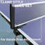 Table de ping-pong pliable et portable Kendric avec filet et raquettes