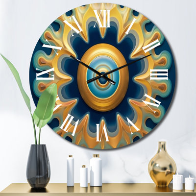 Geometric of Consciousness Futuristic - Horloge murale moderne géométrique