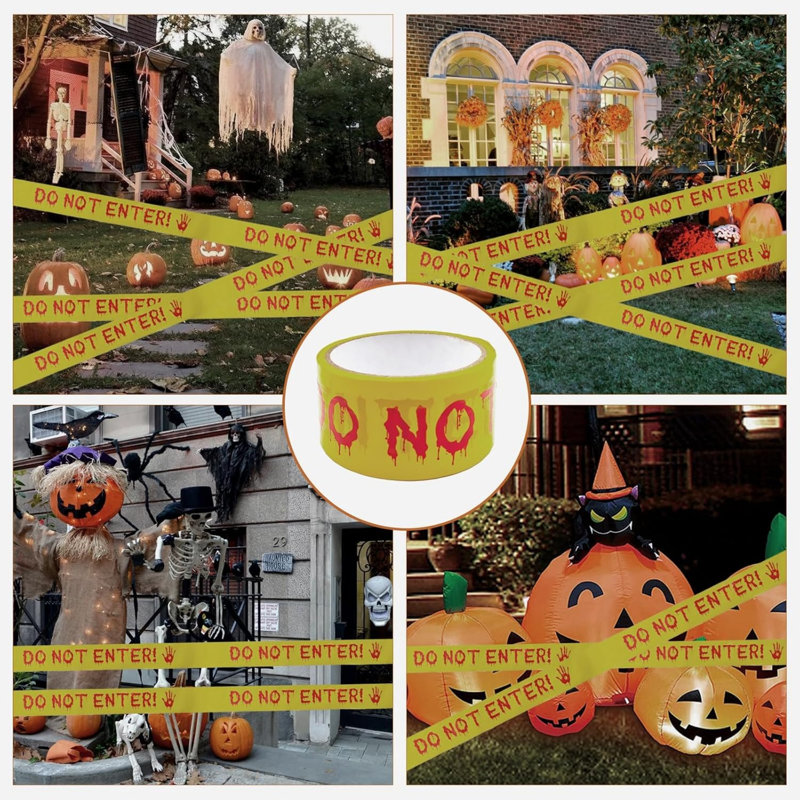 Ruban d'avertissement d'Halloween Decorations