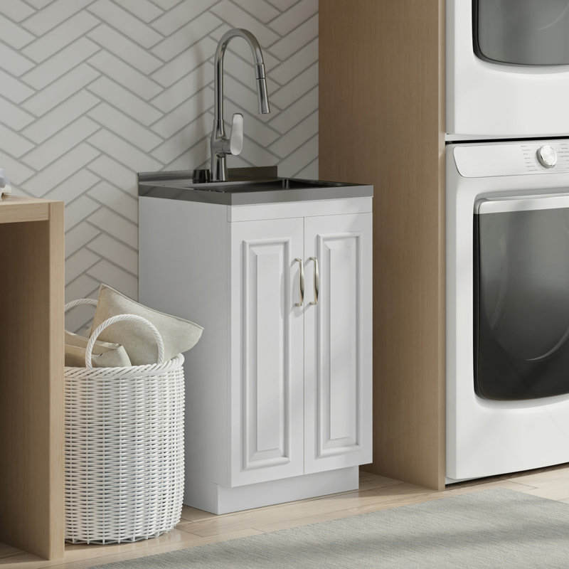Évier et armoire à lessive 20 pouces
