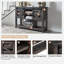 Console de style ferme de 46 po avec porte de grange coulissante Yasmine-1384137427
