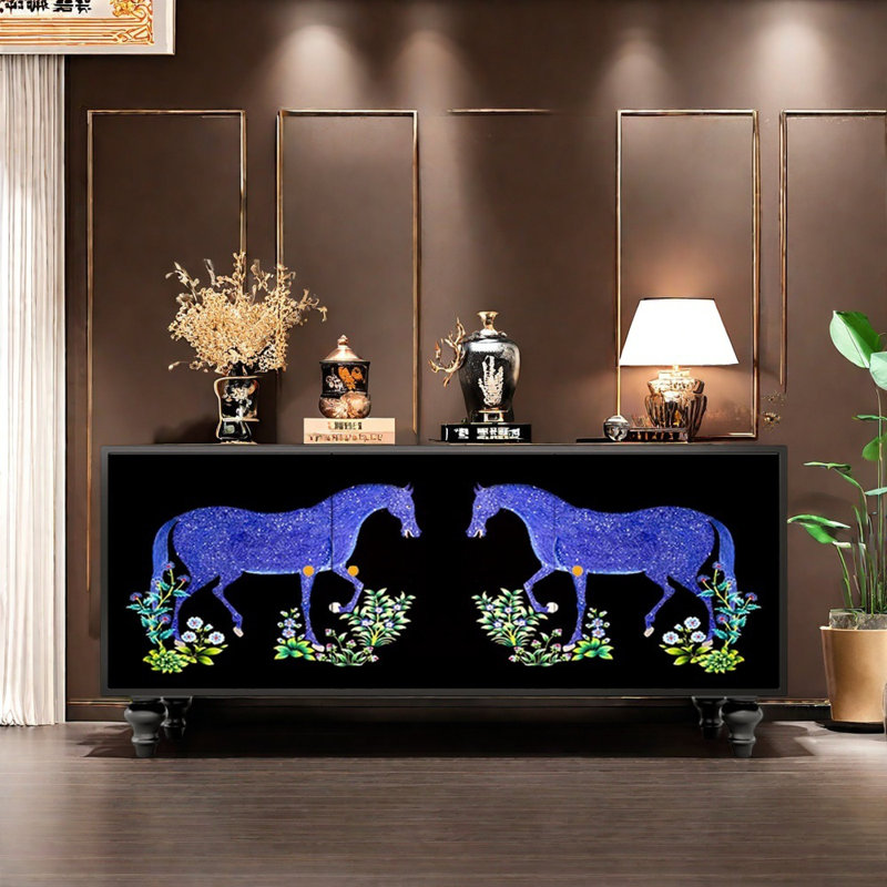 High-End Painted Sideboard