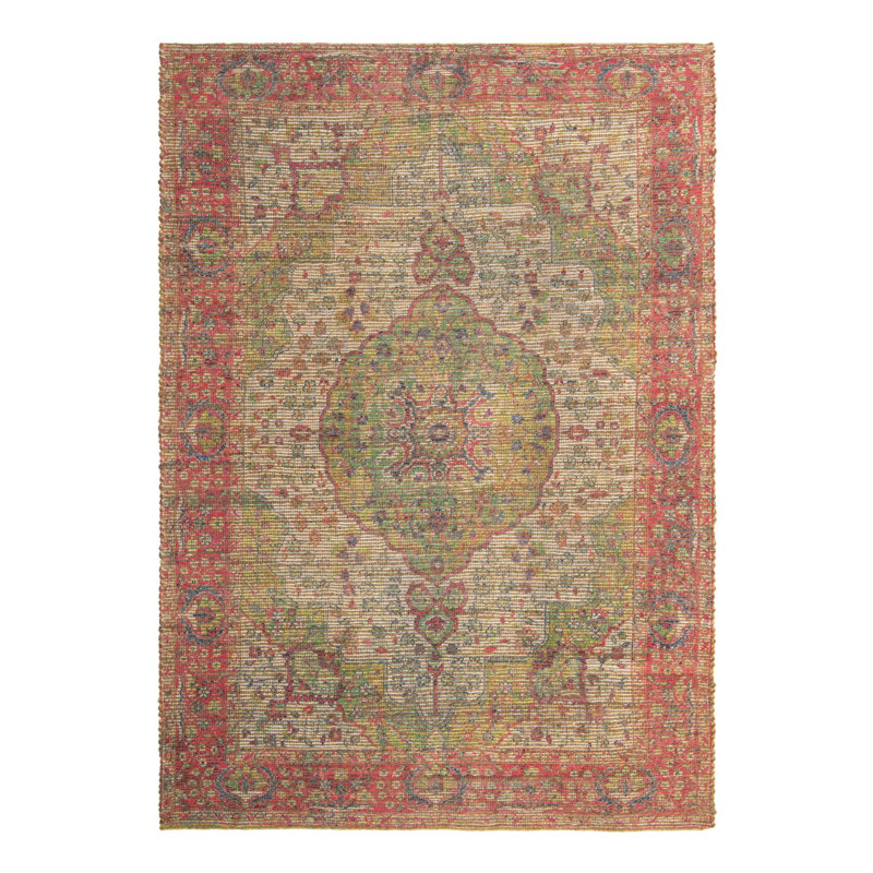 Tapis Watkin - rose ivoire, Rectangle 6 pi 1 po x 9 pi