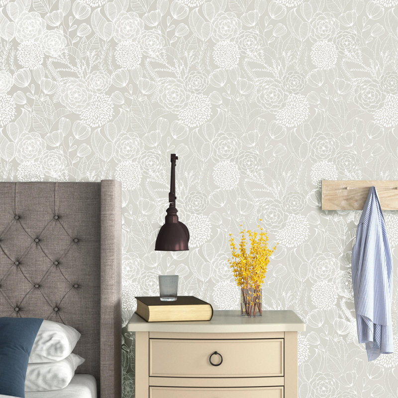 Larocque Floral Roll, Bone