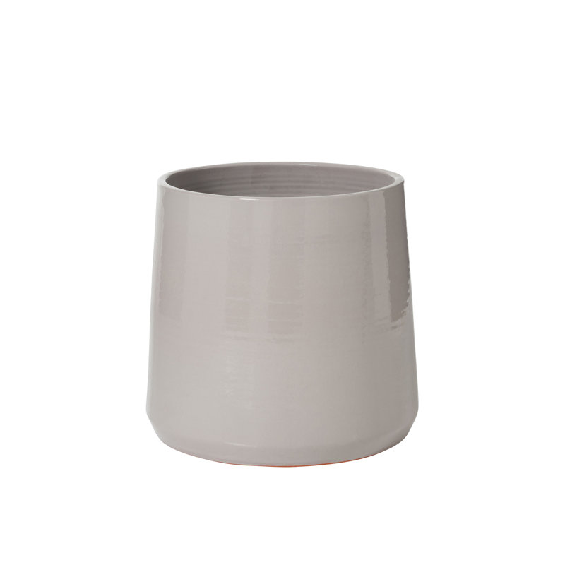 Isaacs Ceramic Pot Planter, Grey, 32cm H 31cm W 31cm D