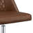 Backman Upholstered Adjustable Home Office Desk Chair Brown-696646620