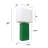 21" Leather Base Table Lamp with White Rectangular Linen Shade-1218488728-1245357775-1245374062