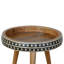 Petite table de bout à motifs de style nordique