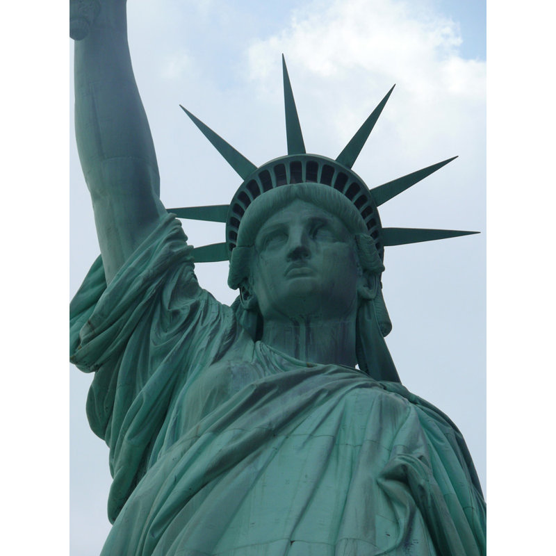 Statue de la liberté de New York, H 24 po x l 18 po