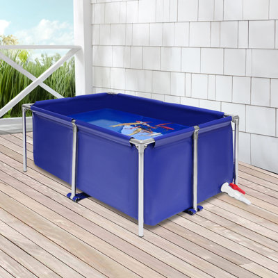 Foldable Canvas Fish Tank, Large Portable Aquarium Breeding Pool