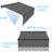 Canopee Electric Retractable Patio Awning with Protective Case Remote Control, Grey-99214329