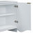 Vertical Stripes and Wavy Design of a Four-Door Cabinet-102410519