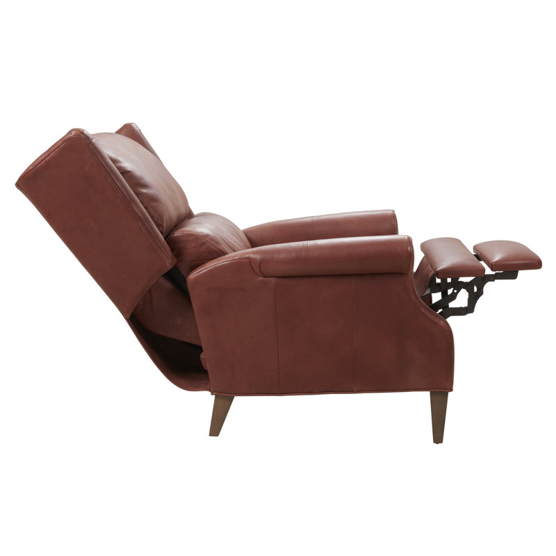 Harrisburg 32.25" Wide Manual Standard Recliner, Walnut, Linen (3156 72)