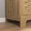 Armoire de bar moderne avec tablette réglable et porte de grange, parfaite pour le rangement de la cuisine et de la salle à manger