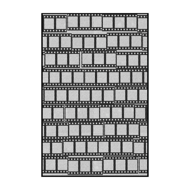 Tapis gris non disponible Clemson, Rectangle 5 pi x 8 pi