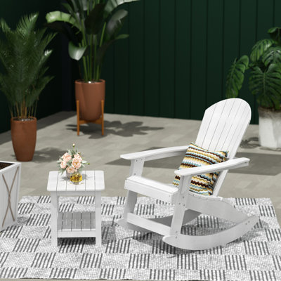 Chaise berçante d'extérieur avec table Arrir