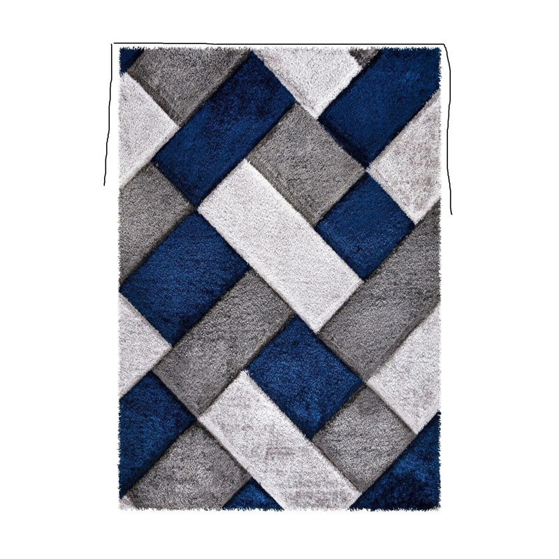 Shag Area Rug, Rectangle 120 x 170 cm