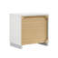 2-Drawer Nightstand In White High Gloss Finish